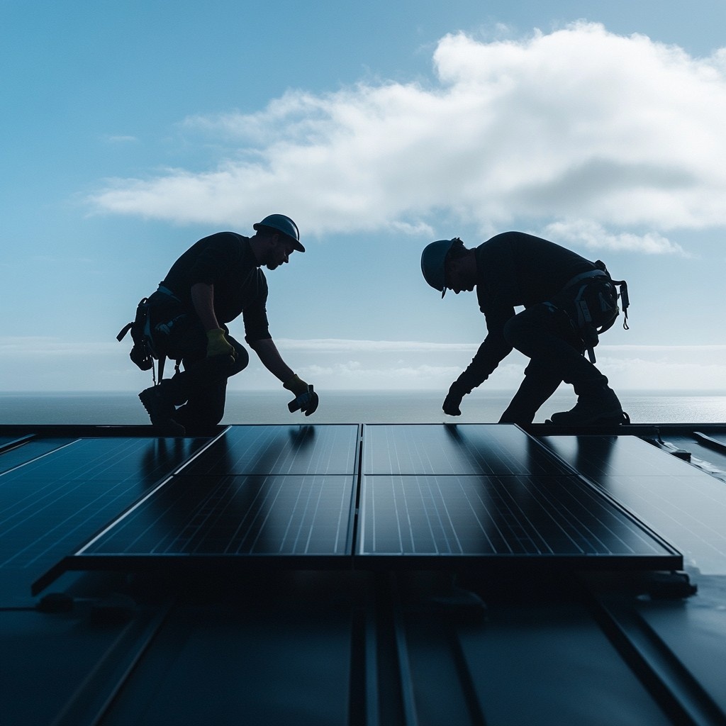 Synergy Energy 1 solar panel setup